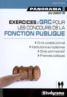 Couverture du produit · Exercices qrc pour les concours de la fonction publique
