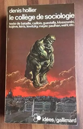 Couverture du produit · Le collège de sociologie