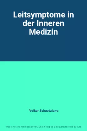 Couverture du produit · Leitsymptome in der Inneren Medizin