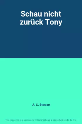 Couverture du produit · Schau nicht zurück Tony
