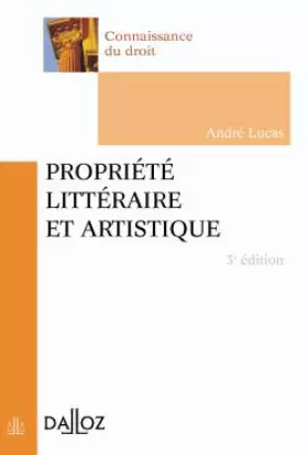 Couverture du produit · Propriété littéraire et artistique