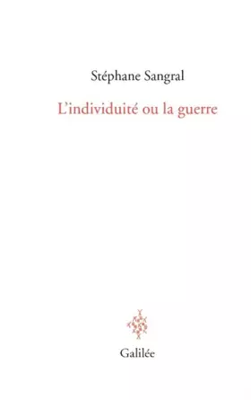 Couverture du produit · L'individuité ou la guerre