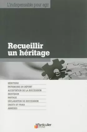 Couverture du produit · Recueillir un héritage