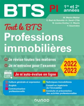 Couverture du produit · Tout le BTS Professions immobilières - 2022-2023: 1re et 2e années (2022-2023)