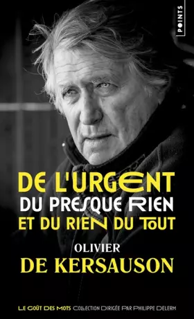 Couverture du produit · De l'urgent, du presque rien et du rien du tout
