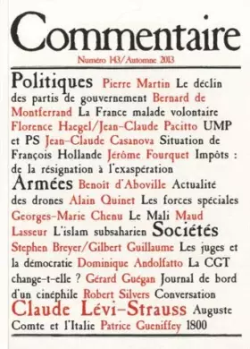 Couverture du produit · Commentaire n 145 printemps 2014