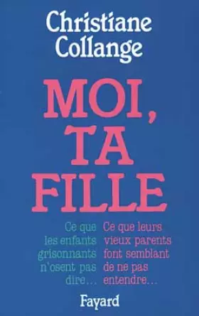 Couverture du produit · Moi, ta fille