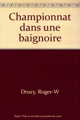Couverture du produit · Championnat dans une baignoire