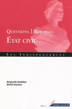 Couverture du produit · Questions Réponses Etat civil