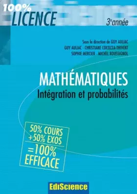 Couverture du produit · Mathématiques : Intégration et probabilités