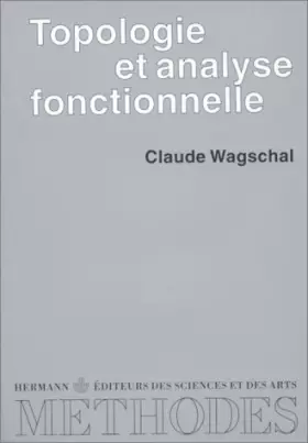 Couverture du produit · Topologie et analyse fonctionnelle