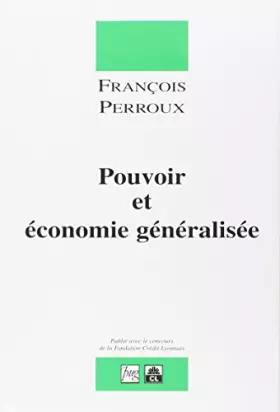 Couverture du produit · Pouvoir et économie généralisée