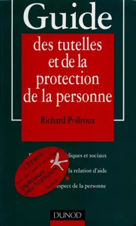 Couverture du produit · Guide des tutelles et de la protection de la personne