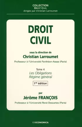 Couverture du produit · Le droit civil, régime général, tome 4