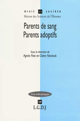 Couverture du produit · Parents de sang, parents adoptifs