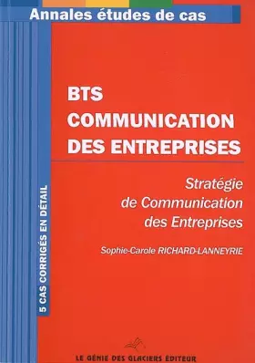 Couverture du produit · BTS Communication d'entreprise