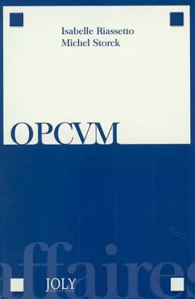 Couverture du produit · OPCVM