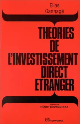 Couverture du produit · Théories de l'investissement direct étranger