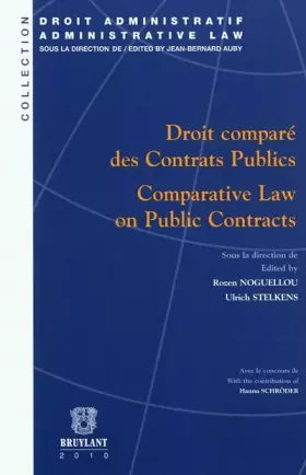 Couverture du produit · Droit comparé des Contrats Publics