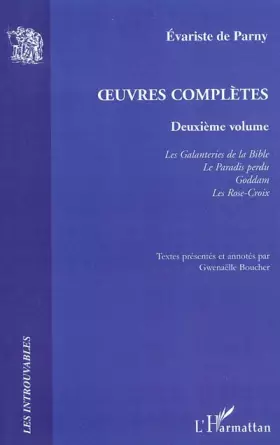 Couverture du produit · Oeuvres complètes: Deuxième volume