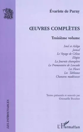 Couverture du produit · Oeuvres Complètes: Troisième volume