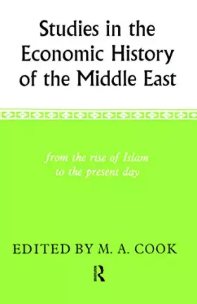 Couverture du produit · Studies in the Economic History of the Middle East