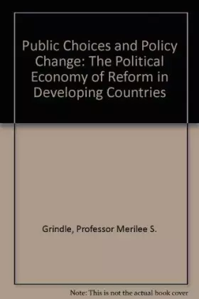Couverture du produit · Public Choices and Policy Change: The Political Economy of Reform in Developing Countries