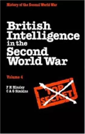 Couverture du produit · British Intelligence in the Second World War: Volume 4, Security and Counter-Intelligence