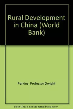 Couverture du produit · Rural Development in China (World Bank)