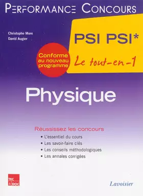 Couverture du produit · Physique 2e année PSI PSI*