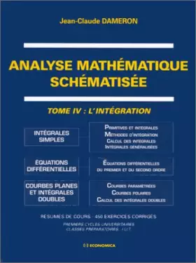 Couverture du produit · Analyse mathématique schématisée tome 4 L'intégration