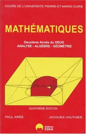 Couverture du produit · Mathématiques, DEUG 2e année. Algèbre, analyse, géométrie