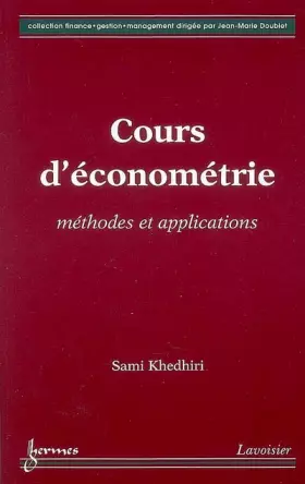 Couverture du produit · Cours d'économétrie : méthodes et applications