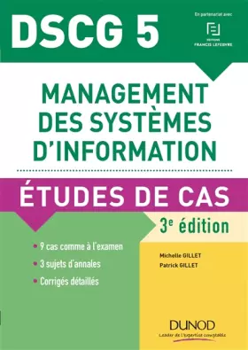 Couverture du produit · DSCG5 MANAGE S.I. ETU CAS 3ED: Etudes de Cas (2017-2018)