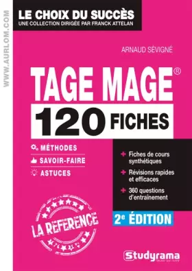 Couverture du produit · 120 fiches tage mage : 120 fiches méthodes savoir-faire et astuces