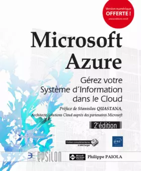 Couverture du produit · Microsoft Azure: Gérez votre Système d'Information dans le Cloud
