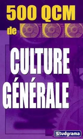 Couverture du produit · 500 qcm de culture générale