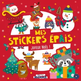 Couverture du produit · Mon P'tit Hemma - Pochette de stickers épais - Joyeux Noël ! - Dès 18 mois