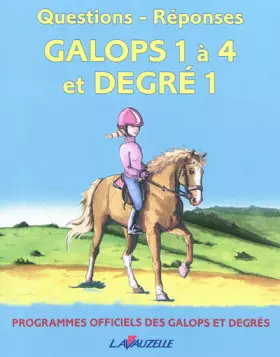 Couverture du produit · Questions/réponses Galops 1 à 4 et degré 1