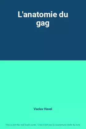 Couverture du produit · L'anatomie du gag