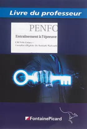 Couverture du produit · Entraînement à l'épreuve EP1 CAP petite enfance: Livre du professeur
