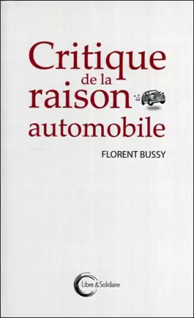 Couverture du produit · Critique de la raison automobile