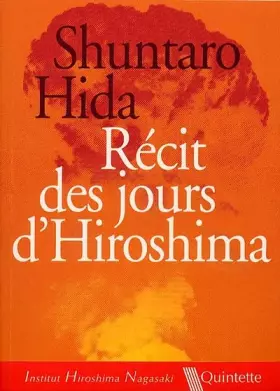 Couverture du produit · Récit des jours d'Hiroshima