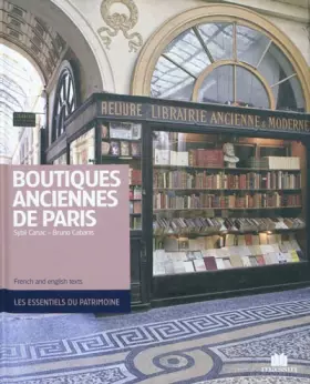 Couverture du produit · Boutiques anciennes de Paris
