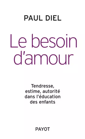 Couverture du produit · Le besoin d'amour