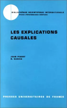 Couverture du produit · Les explications causales