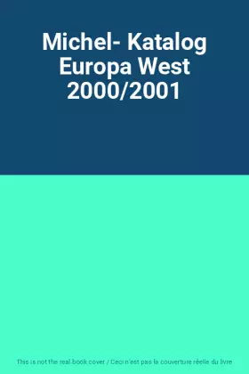 Couverture du produit · Michel- Katalog Europa West 2000/2001