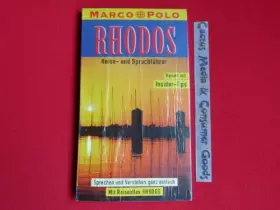 Couverture du produit · Marco Polo Rhodos. Reise- und Sprachführer. Reisen mir Insidertips.