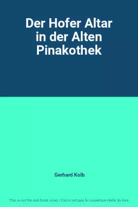 Couverture du produit · Der Hofer Altar in der Alten Pinakothek