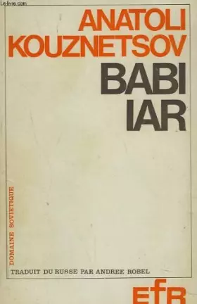 Couverture du produit · Babi iar